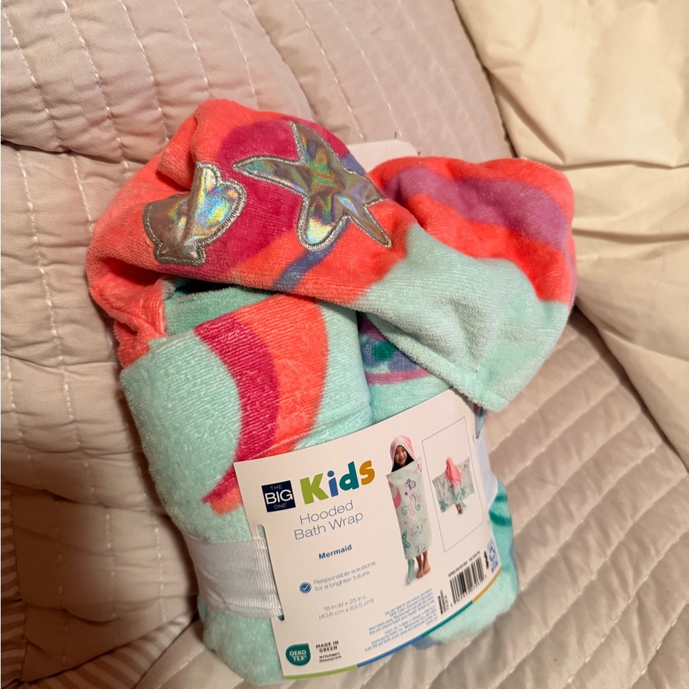 Hooded Bath Wrap - Multicolor